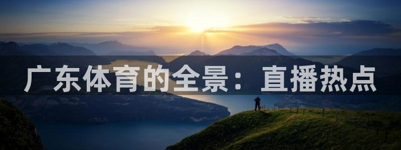 广东体育的全景：直播热点