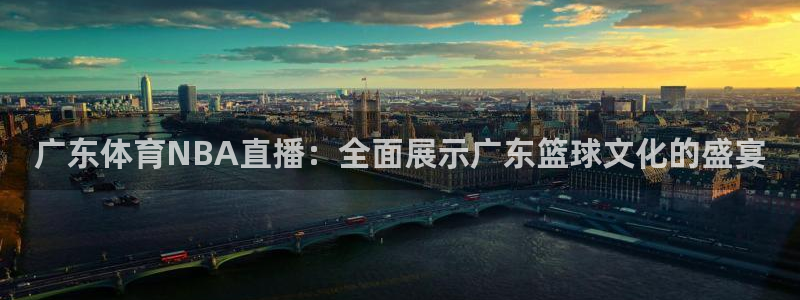 广东体育NBA直播：全面展示广东篮球文化的盛宴