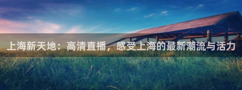 上海新天地：高清直播，感受上海的最新潮流与活力